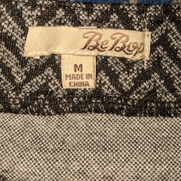 BeBop Button Bib Mini Dress Size M - Picture 2 of 5